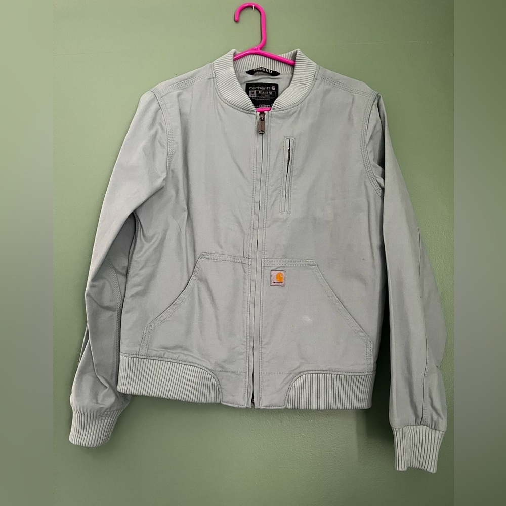 Carhartt 102524 - Women's Crawford Bomber Jacket Teal Medium